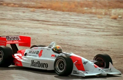 tumialemdaclogin - Ayrton Senna testujący samochód serii CART. Test odbył się 20.12.1...