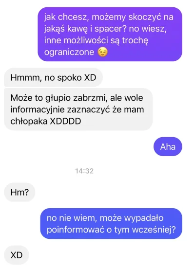 Arti889 - Kobietom już się do reszty #!$%@? w głowie. Pisałem z taką jedną, poznaną n...