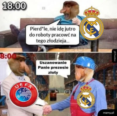 pol12333 - #ligamistrzow #superliga #uefa #piłkanoz #realmadryt #heheszki #humorobraz...