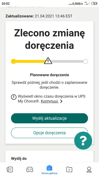 sievca - Nie polecam zamawiania przez #kurier #ups. Paczka odebrana od sklepu rano 19...