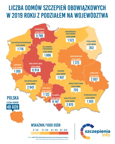 dziczyznaa - Taka ciekawostka: zabobonny wschód Polski się szczepi, a postępowy zachó...