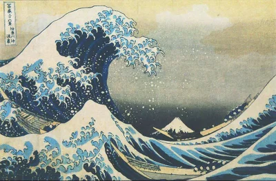 Nihi - @S__a69: 
"Wielka fala w Kanagawie" Hokusaia