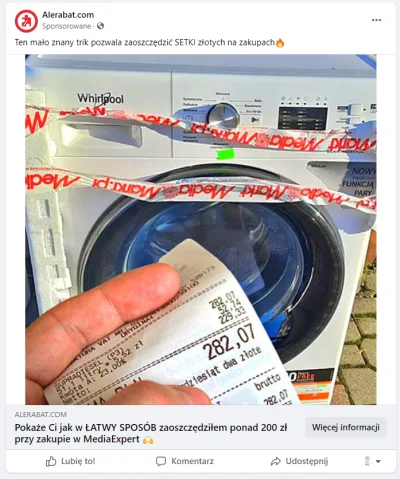 kepak - #heheszki #januszemarketingu #facebook #reklama

Zdjęcie nowej pralki na dr...