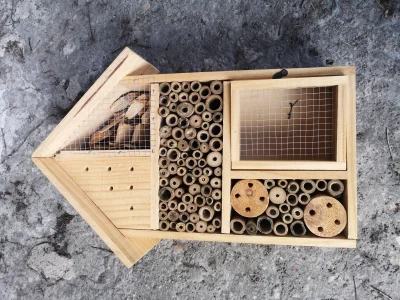 endipek - #pszczelarstwo #pszczoly
Znalazłem w piwnicy taki domek dla tych pociesznyc...