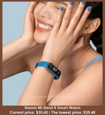 n____S - Xiaomi Mi Band 6 Smart Watch
Cena: $35.42 (najniższa w historii: $35.48)
K...