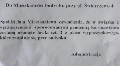 JanuszSebaBach - Administracja spółdzielni w Przasnyszu walczy z covid .. a może z am...