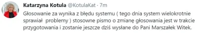 moby22 - @testowyandrzej: W kolejnych tweetach doprecyzowała, ze chodzi o błąd system...