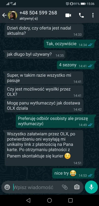 kaczy_122 - Gdyby kogoś interesowało jak działają przesyłki olx Pani Eleonora wyjaśni...