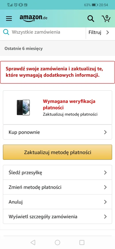 Ant7 - Mirki, o co chodzi miał tak ktoś? Weryfikowałem pomyślnie dwa razy, już zamówi...