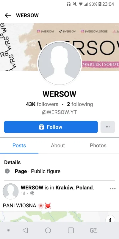 wakxam - Ej co się stało z profilem Wersow na Facebooku, nowe zdjecia usunięte, linki...