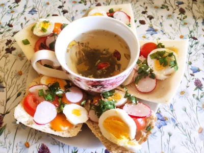 Krzyshake - Wiosenne leniwe śniadanko dla #rozowepaski

Smacznego i dla was mirki
#go...