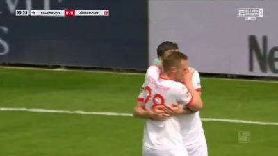 WHlTE - Paderborn 0:1 Fortuna Düsseldorf - Rouwen Hennings, asysta Dawida Kownackiego...