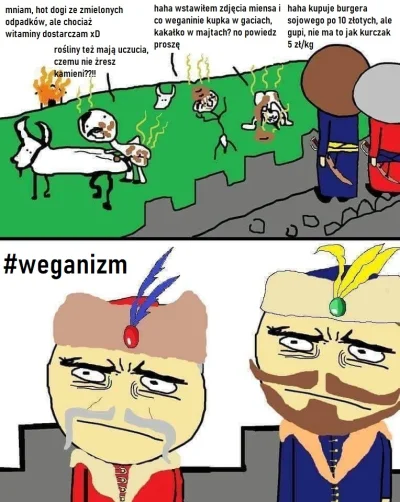 Mirek01 - Przerobiłem popularnego mema. ( ͡° ͜ʖ ͡°)

#wegetarianizm #weganizm #hehe...
