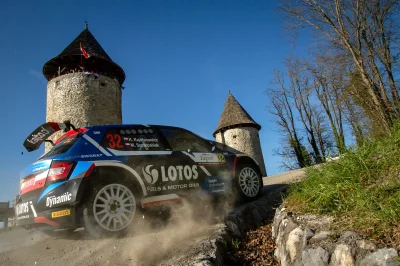 KajetanKajetanowicz - Liderujemy w Rajdzie Chorwacji (WRC 3). Dzisiaj już coraz lepie...