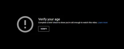 fruchu - Wie ktoś jak ominąć weryfikacje wieku na youtubie, a w zasadzie na google ? ...