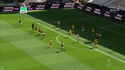 WHlTE - Wolves 0:2 Burnley - Chris Wood x2
#wolves #burnley #premierleague #golgif #...