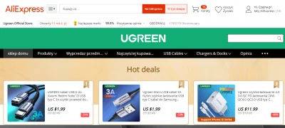 czajnapl - Kody rabatowe na wszystkie produkty w oficjalnym sklepie UGREEN na Aliexpr...