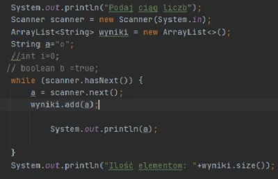 Ejszyn - Jak w javie zrobić, żeby Scanner wczytywał tyle elementów ile akurat sobie p...