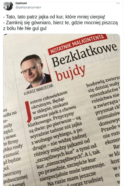 naczarak - @steemm: 
dlaczego miałoby mi być żal bezdomnych?
Warzecha wyczuty ( ͡° ͜...