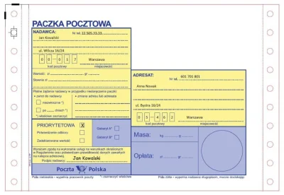 Miloszinho - Czy da się wygenerować i wydrukować etykietę na paczkę krajową na #poczt...