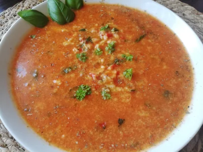 arinkao - Poczujcie zapach tej aromatycznej zupy z pomidora ( ͡° ͜ʖ ͡° )つ──☆*:・ﾟ

T...