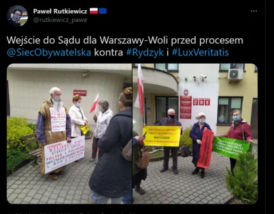 WatchdogPolska - Wejście do sądu wyglądało tak. https://twitter.com/rutkiewiczpawe/st...