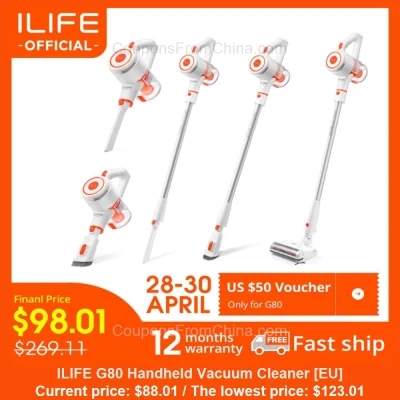 n____S - ILIFE G80 Handheld Vacuum Cleaner [EU]
Cena: $88.01 (najniższa w historii: ...