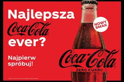 qpis - Coca Cola Zero ma podobno nową recepturę. Nie wiem, czy to placebo, ale dla mn...