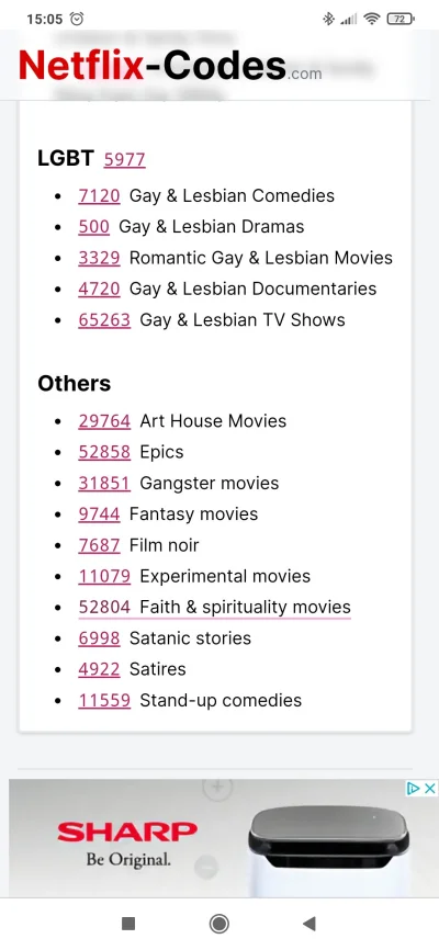saimonm - @kwanty Netflix ma ukryte kody kategorii