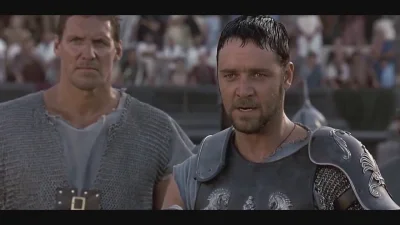 O.....z - Nazywam się Maximus Decimus Meridius, dowódca kilkuosobowej grupy rekonstru...