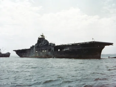 FrankJUnderwood - Lotniskowiec USS Franklin wpływa do Zatoki Nowojorskiej, kierując s...