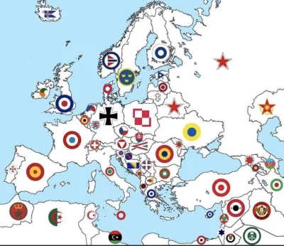 SzybkiPociskAkacza - Znaki lotnictwa wojskowego w Europie 

#mapporn #mapy #gruparato...