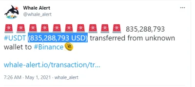 zonbat - https://twitter.com/search?q=%23USDT%20%22to%20%23Binance%22%20(from%3Awhale...