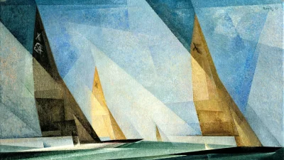 Borealny - Lyonel Feininger, Sailboats, 1929.
Bardzo ładne kolory i kształty, więcej ...