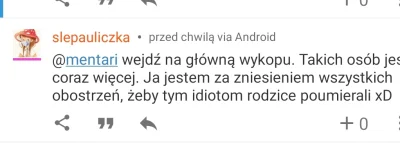 xandra - @slepauliczka: A ty dalej życzysz ludziom śmieci?