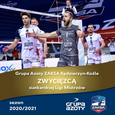 s.....j - LISTA OBECNOŚCI

ZAKSA Kędzierzyn-Koźle triumfatorem Ligi Mistrzów 2020/2...