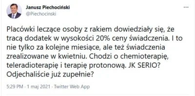 CipakKrulRzycia - #bekazpisu #bekazpolakow #nowotwory #sluzbazdrowia 
#piechocinski ...