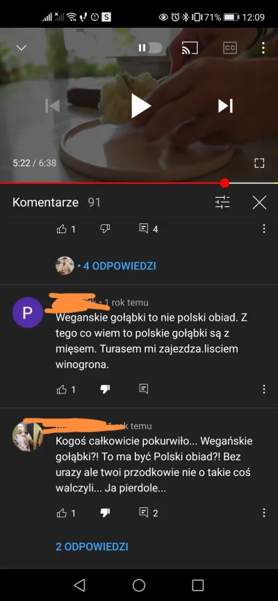 Parapapamango - Wasi przodkowie też walczyli o gołąbki z mięsem? Już naprawdę nie mie...