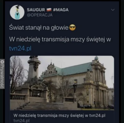 N.....e - @starypijany123: TVN to prywatna stacja. Mogą nadawać co chcą. Czego prawak...