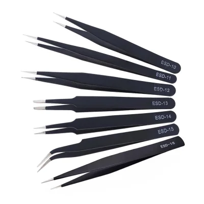 duxrm - 6 pcs. Anti-static ESD Stainless Steel Tweezers
Cena: 3,28 $
Link ---> Na m...