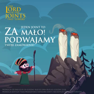 Lokalny-Zielarz - The Lord of the Joints czyli kolejna promocja! Podwajamy jointy (｡◕...