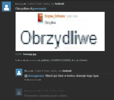 dojczszprechenicht - Wszyscy z tego wpisu oprócz @Cronox aktualnie mają bana albo usu...