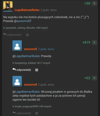 dendrofag - Oho, na wykopie rozpoczęła się akcja przekonywania młodych do szczepień.
...