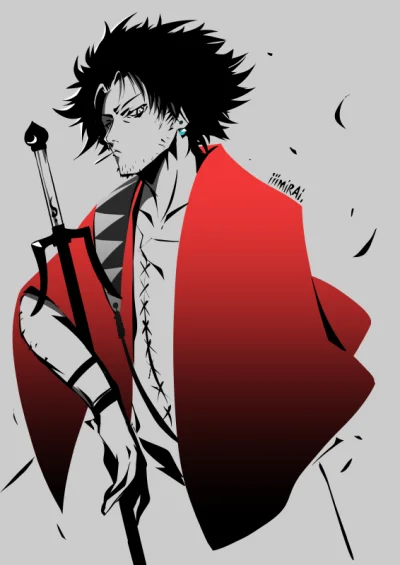 LlamaRzr - #randomanimeshit #samuraichamploo #mugen #anime
566x800