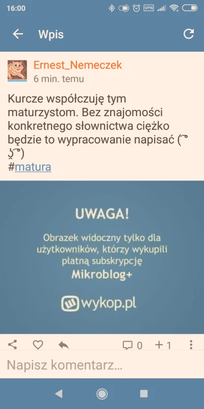 zielonywiatr - @ErnestNemeczek: a gdzie tego mikrobloga z plusem można zakupić?