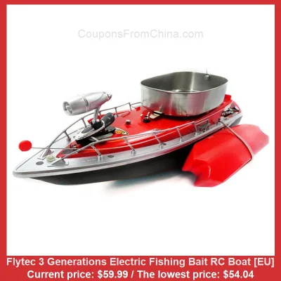 n____S - Flytec 3 Generations Electric Fishing Bait RC Boat [EU]
Cena: $59.99 (najni...