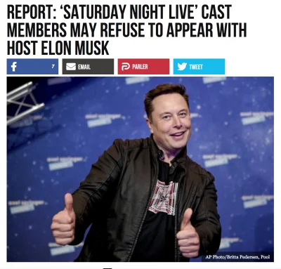 bastek66 - Elon Musk będzie prowadzącym Saturday Nigh Live w tym tygodniu 
https://e...