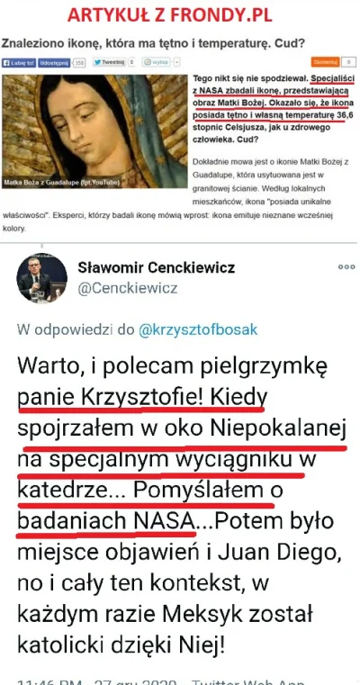 officer_K - @gardzenarodowcami: ja się nie śmieję... matka boska ma wielką moc, nawet...