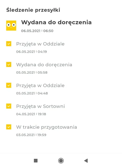 Student - O co chodzi z tym statusem? Już drugi raz mam ten sam wydano do doręczenia....