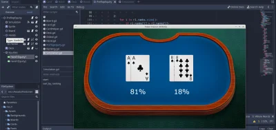 taksanski_widelec - #poker #programowanie #chwalesie #godot udało mi po tygodniu zaba...